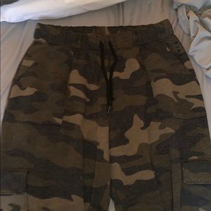 Camo PINK sweat pants L